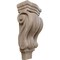 Ekena Millwork 3"W x 1 3/4"D x 6"H Extra Small Traditional Pilaster Wood Corbel, Walnut CORW03X02X06PTWA - alternate 1